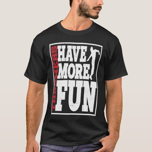 Discus Throwers Have More Fun Discus Throwing T-Shirt (Vorderseite)
