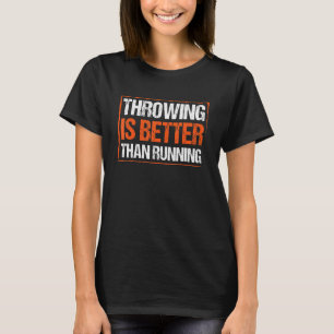 Discus Throwing Athlete Track and Field Thrower Co T-Shirt