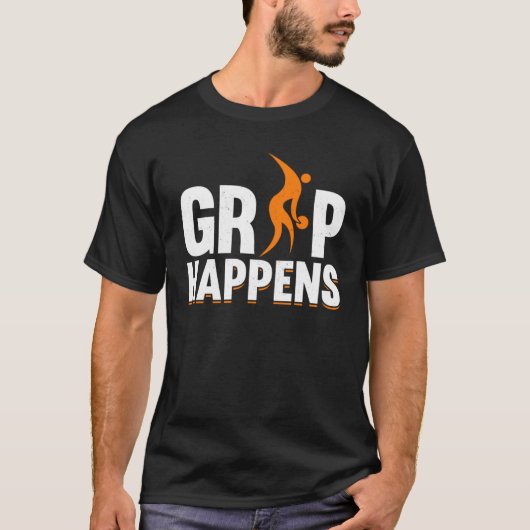 Discus Throwing Athlete Track and Field Thrower Co T-Shirt (Vorderseite)