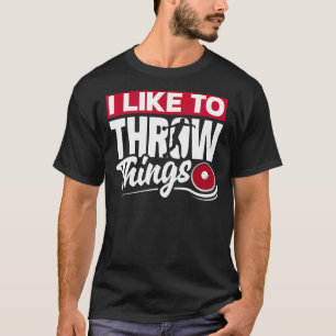 Discus Throwing Discus Thrower Track und Field lik T-Shirt