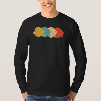 Discus Vintag Retro Pompadour Fisch 60er 70er T-Shirt