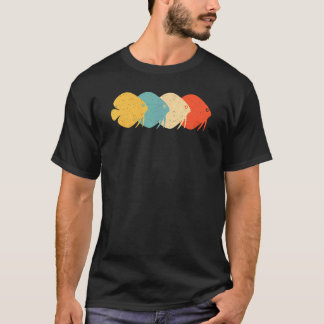 Discus Vintag Retro Pompadour Fisch 60er 70er T-Shirt