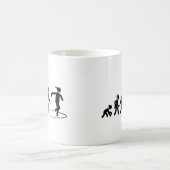 Discus-Werfen Kaffeetasse (Mittel)