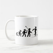 Discus-Werfen Kaffeetasse (Links)
