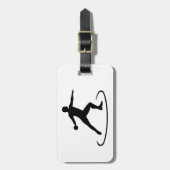 Discus-Wurf Gepäckanhänger (Vorderseite vertikal)