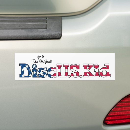 DiscUSKid Autoaufkleber (Auf Auto)