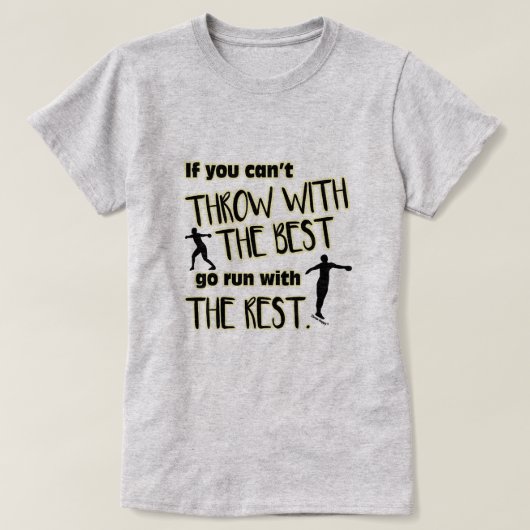 DiscusThrow mit dem besten Shirt der Frauen (Design vorne)