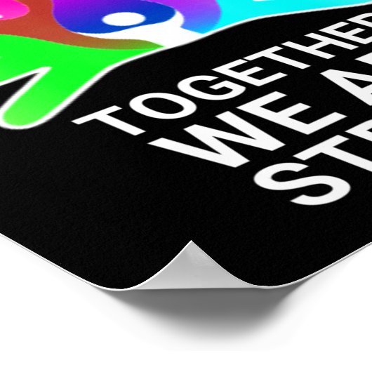 Disease Day 2022 - Seltene Disease Awareness T-S Poster (Ecke)