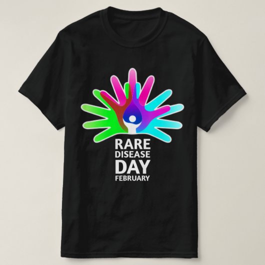 Diseases Day 2022 - Seltene Disease Awareness T- T-Shirt (Design vorne)