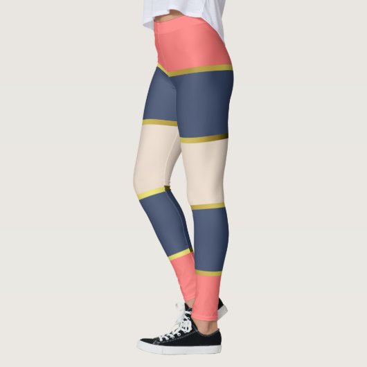 Diseño clásico coral leggings (Links)