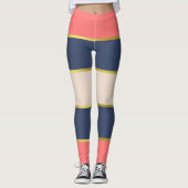 Diseño clásico coral leggings (Vorderseite)