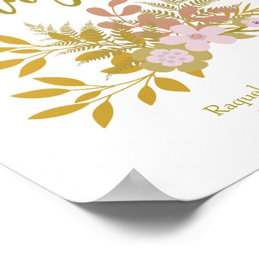 Diseño Conmemorativo Seres Queridos en Español Poster (Ecke)