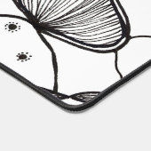 Diseño de abstracto de hojas en el viento schreibtischunterlage (Ecke)