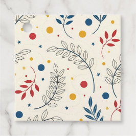 Diseño floral geschenkanhänger