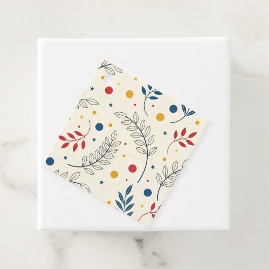 Diseño floral  geschenkanhänger (Beispiel)