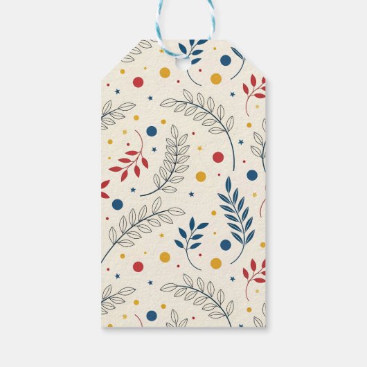 Diseño floral geschenkanhänger (Rückseite)