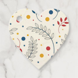 Diseño floral geschenkanhänger