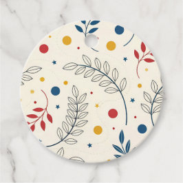 Diseño floral geschenkanhänger