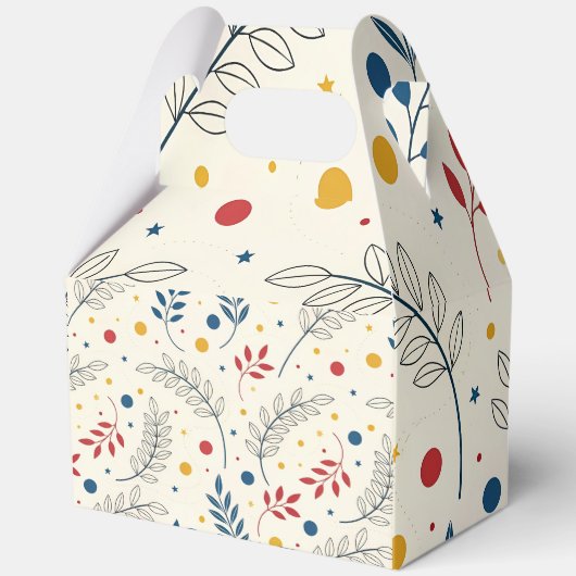 Diseño floral geschenkschachtel (Rückseite)