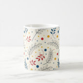 Diseño floral kaffeetasse (Mittel)
