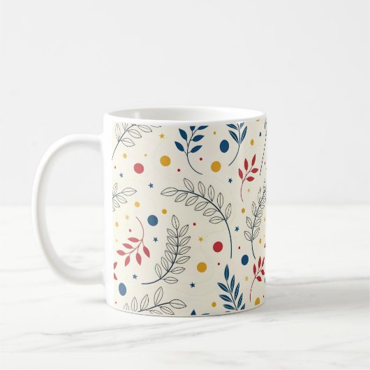 Diseño floral kaffeetasse (Links)