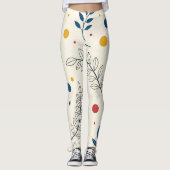 Diseño floral leggings (Vorderseite)