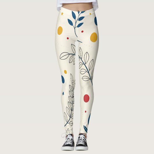 Diseño floral leggings (Vorderseite)