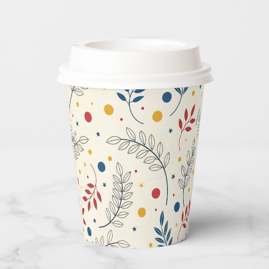 Diseño floral pappbecher (Rückseite)