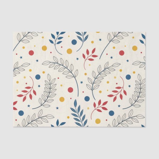 Diseño floral seidenpapier (Vorderseite)