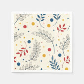 Diseño floral serviette (Vorderseite)