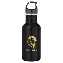 Diseño Premium de Golden en Dorado Edelstahlflasche