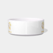 Diseño Premium de Golden Retriever en Dorado Napf (Rückseite)