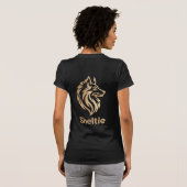 Diseño Premium de Sheltie en Dorado T-Shirt (Schwarz voll)