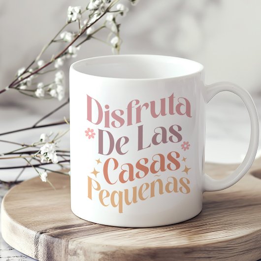 "Disfruta de las casas pequeñas" Boho Inspiration Kaffeetasse