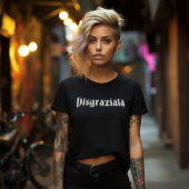 Disgraziata Black T-Shirt - Italienischer Spaß und