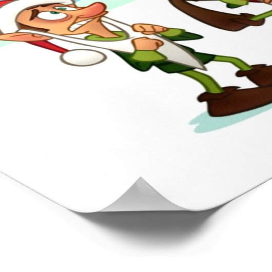 Disgruntled Elves Poster (Ecke)