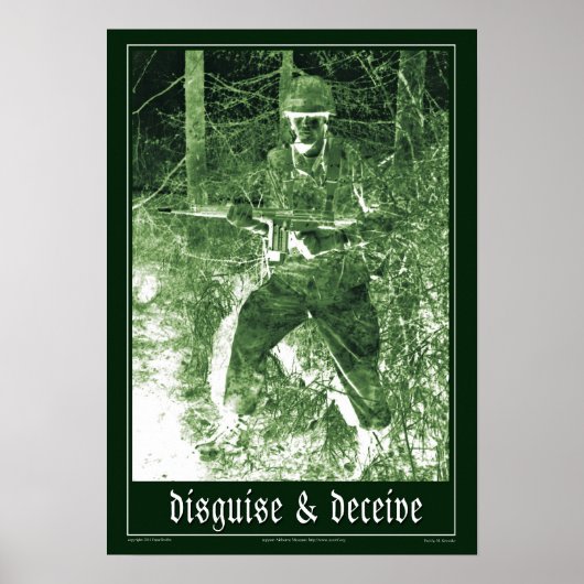 disguise and deceive poster (Vorne)