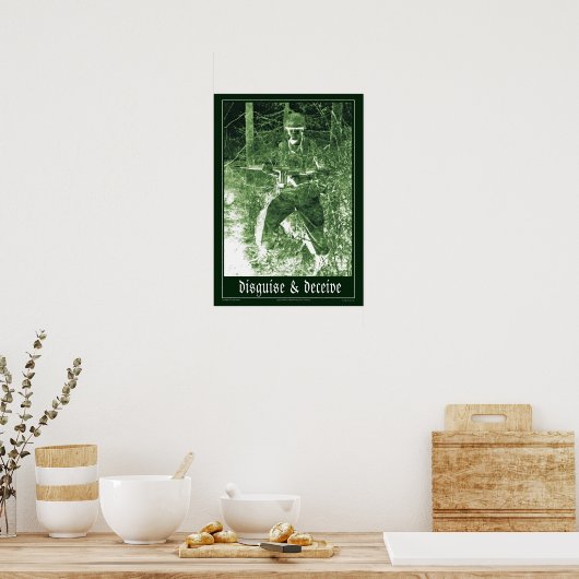 disguise and deceive poster (Küche)