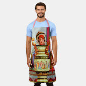 Dish Darlings Dragon Lady Large Schürze (Getragen)