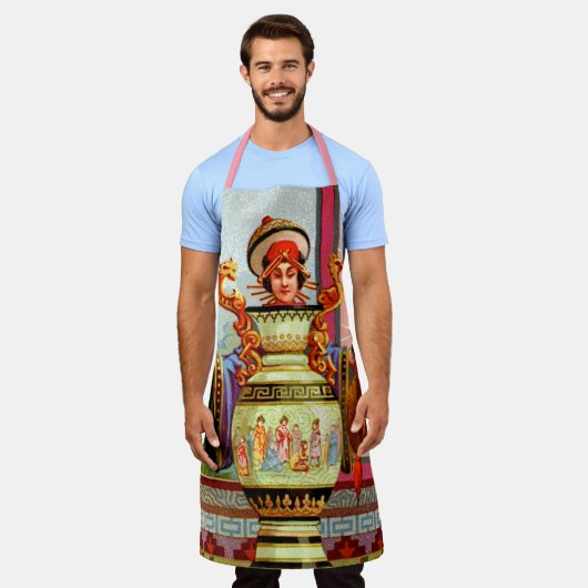 Dish Darlings Dragon Lady Large Schürze (Getragen)