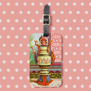 Dish Darlings Dragon Lady Luggage Tag Gepäckanhänger