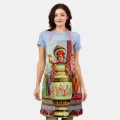 Dish Darlings Dragon Lady Medium Schürze (Getragen)