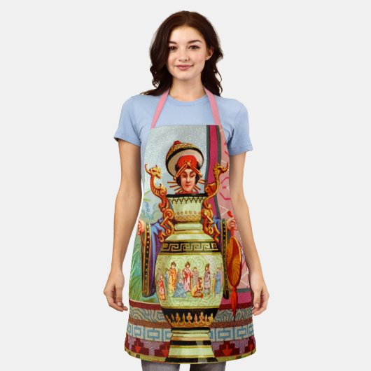 Dish Darlings Dragon Lady Medium Schürze (Getragen)