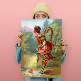 Dish Darlings Goddess of the Night Art Print Poster