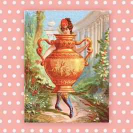 Dish Darlings Golden Amphora Postkarte