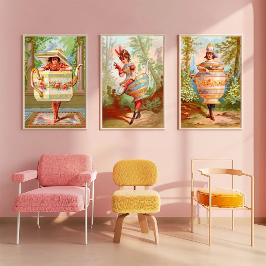 Dish Darlings Hello Sugar Art Print Poster