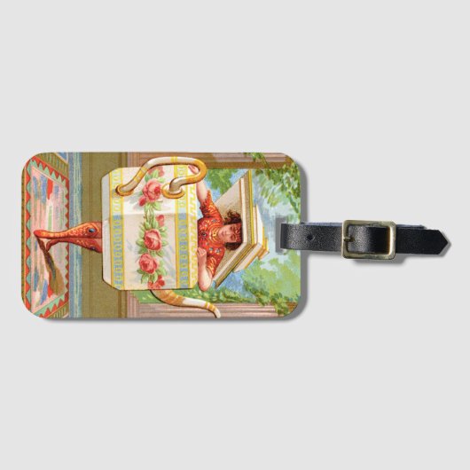 Dish Darlings Tea Time Gepäcktag Gepäckanhänger (Vorderseite (Horizontal))