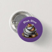 Dish Diva Button (Vorne & Hinten)