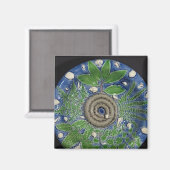 Dish, Palissy Ware Magnet (Vorderseite/Rückseite)
