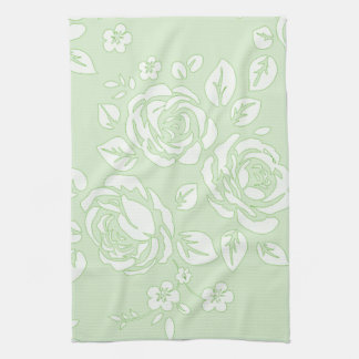 Dish_Towel_Retro_Floral_Green Handtuch